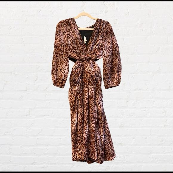 NEW Anthropologie Ranna Gill leopard print dress - Picture 8 of 12